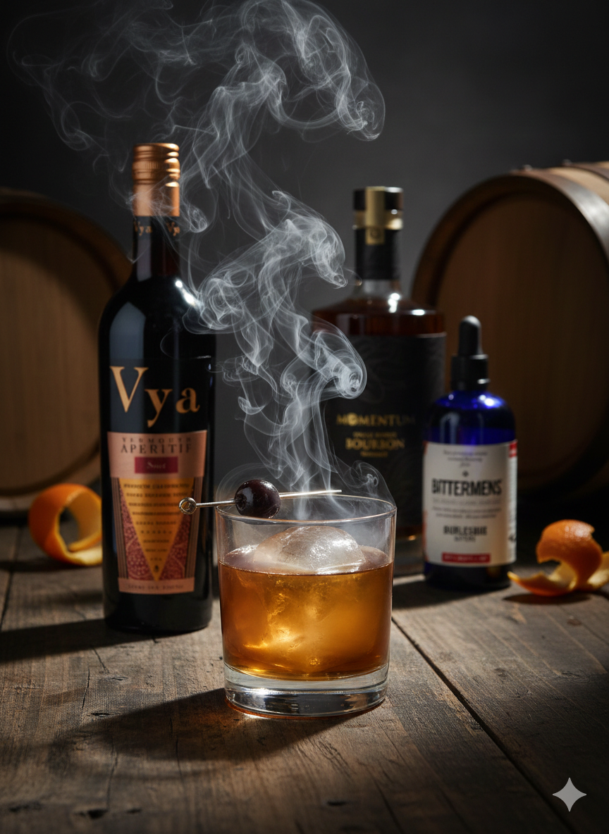 Momentum's Smoked Manhattan