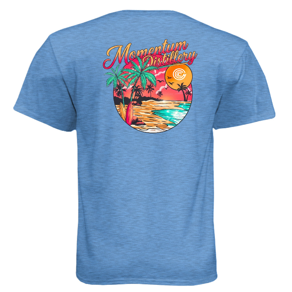 Heather Columbia Blue - BACK