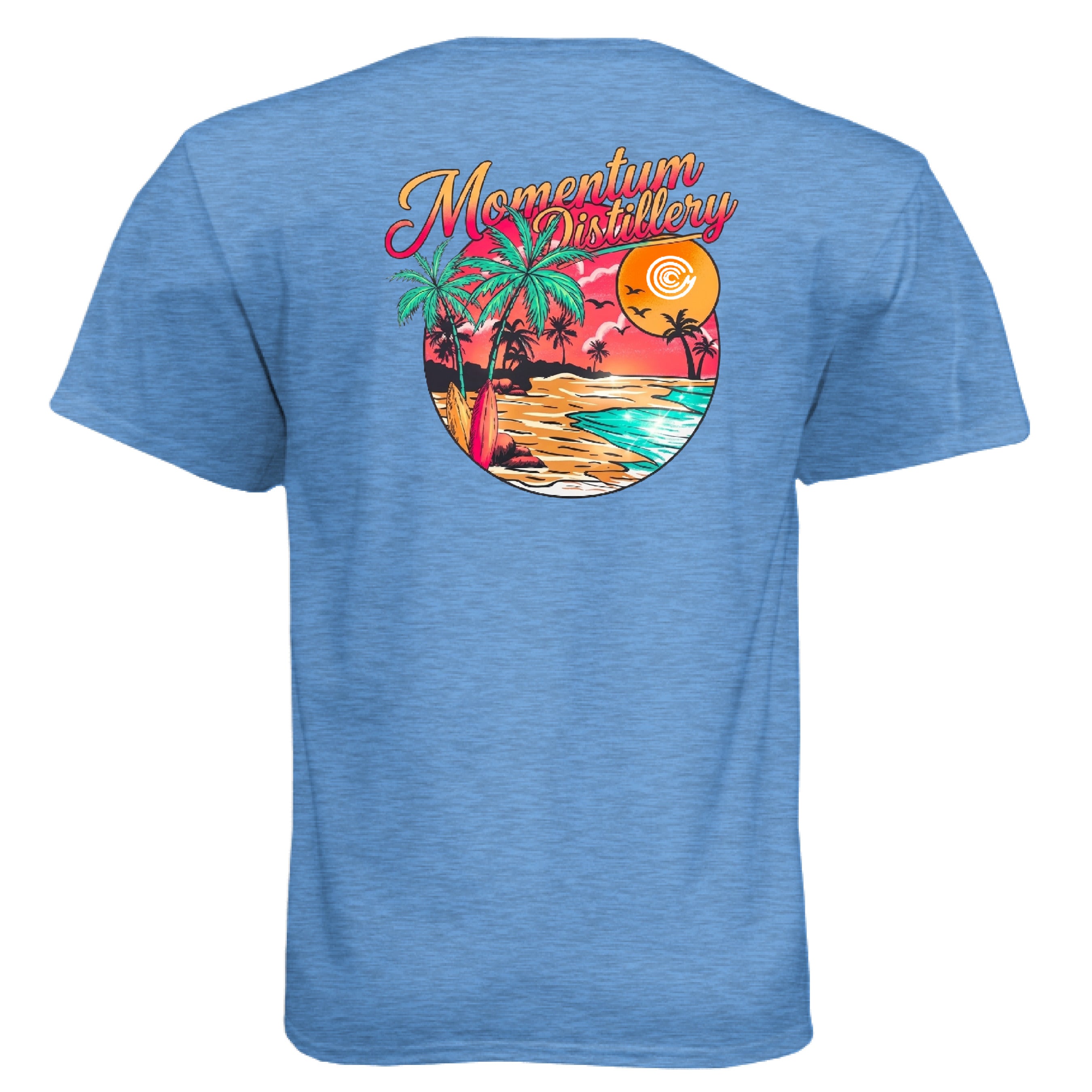 Heather Columbia Blue - BACK