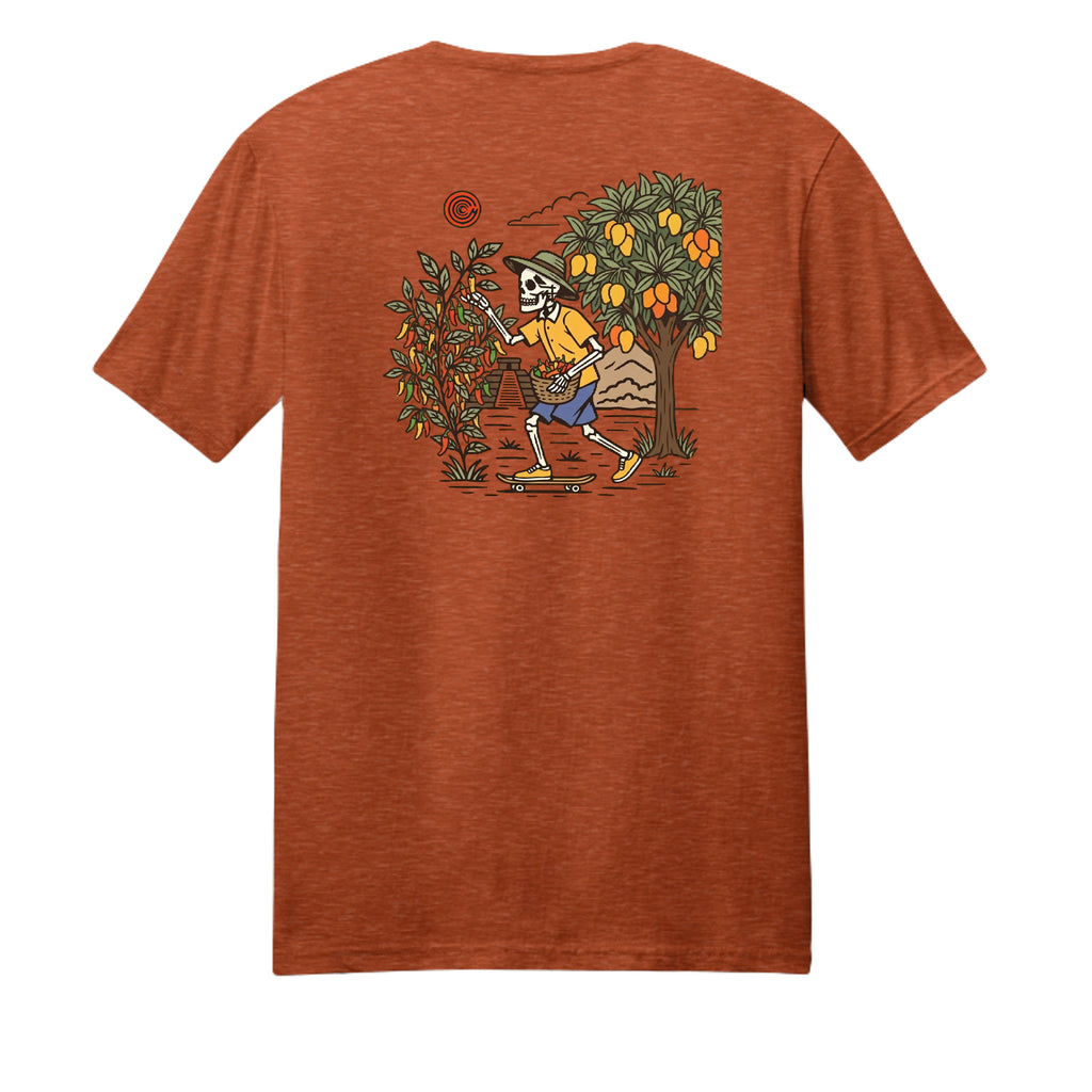 Deep Orange Heather - DM108 - BACK