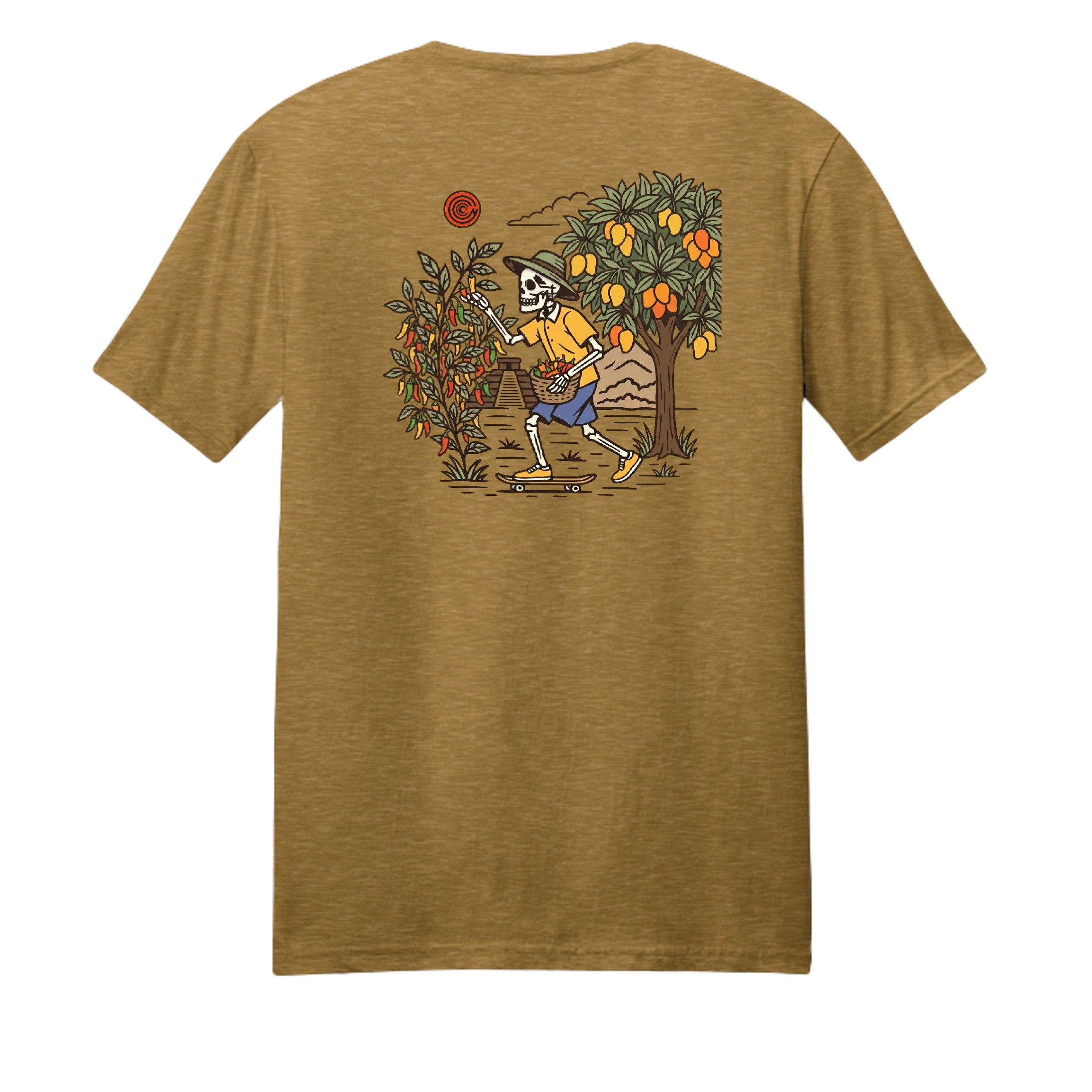 Gold Heather - DM108 - BACK