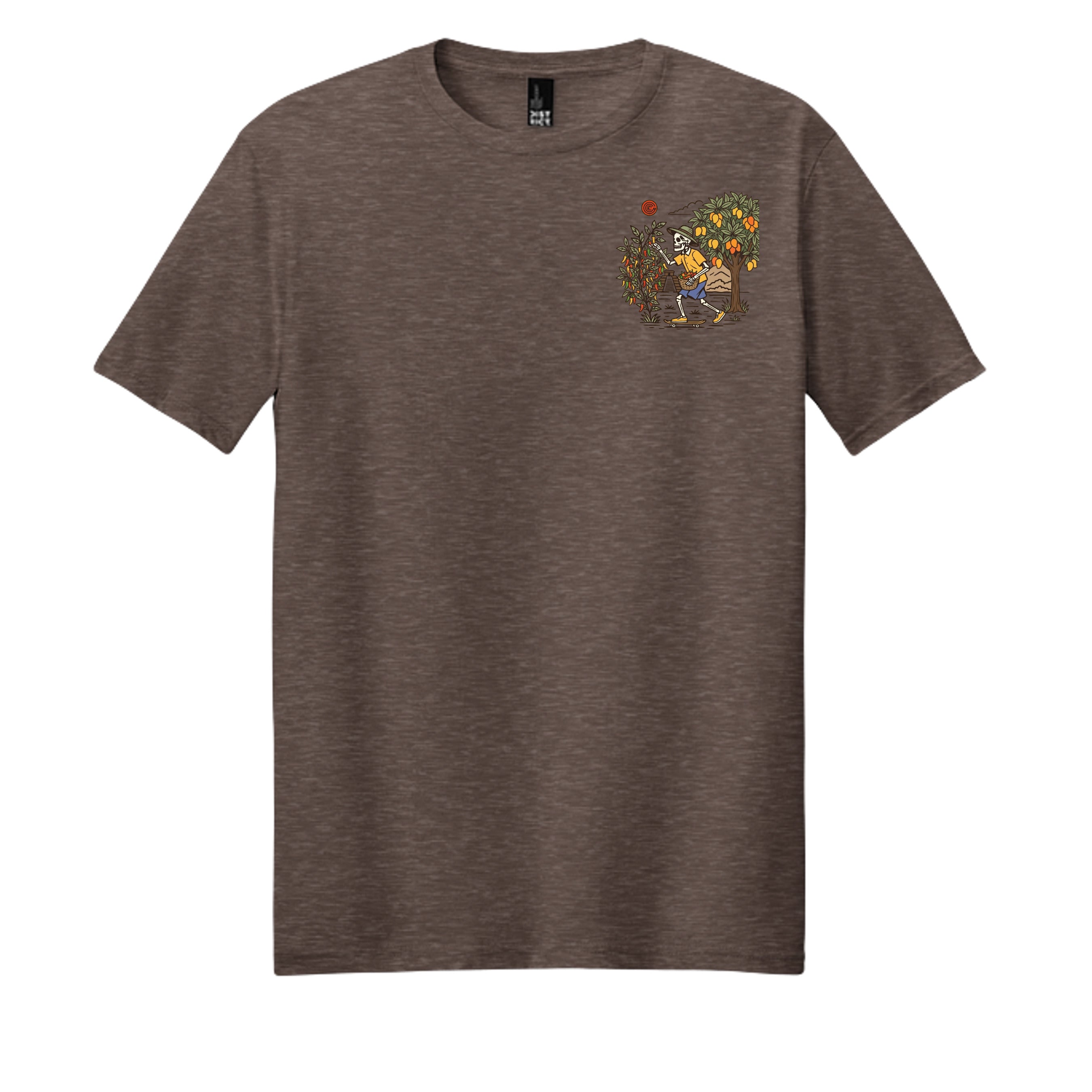 Heathered Brown - DM108 - FRONT