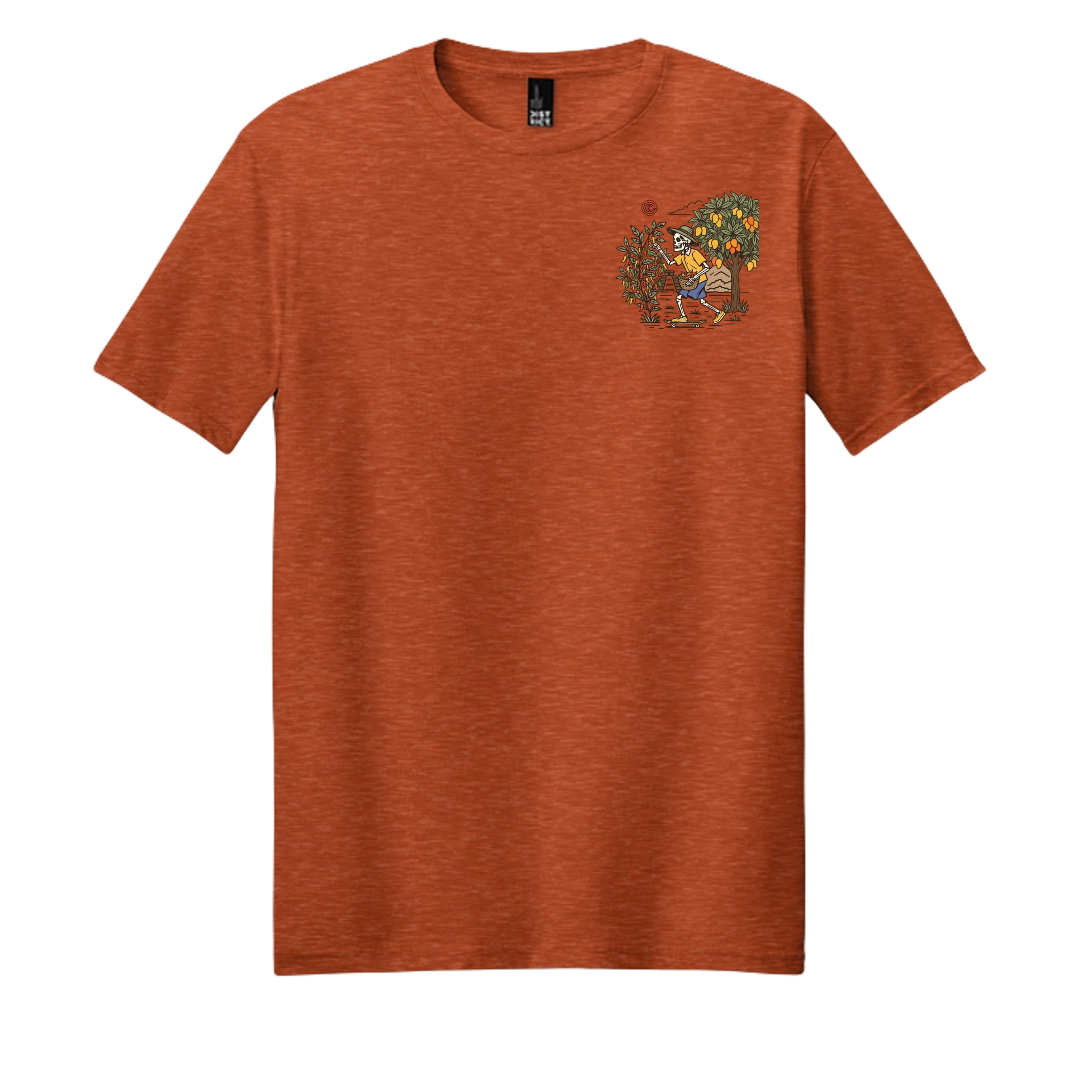 Deep Orange Heather - DM108 - FRONT
