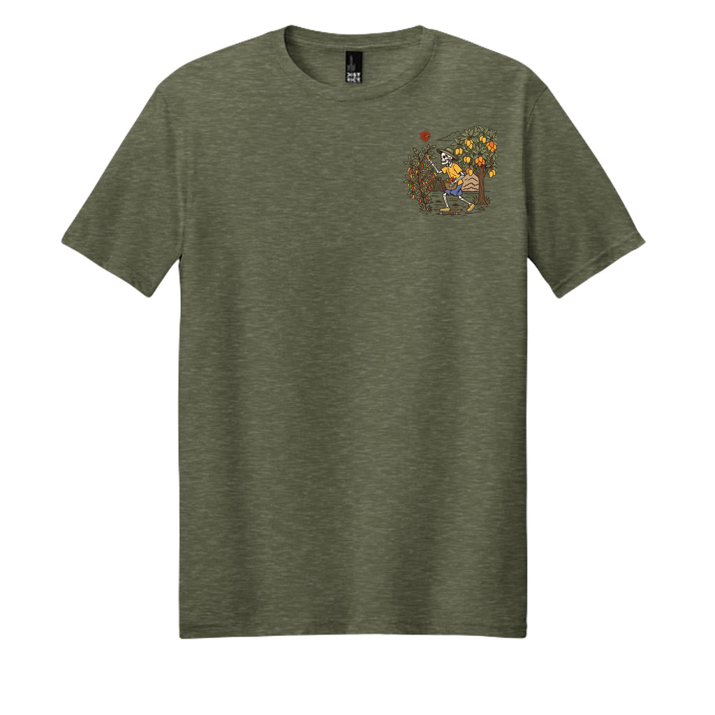Heathered Olive - DM108 - FRONT
