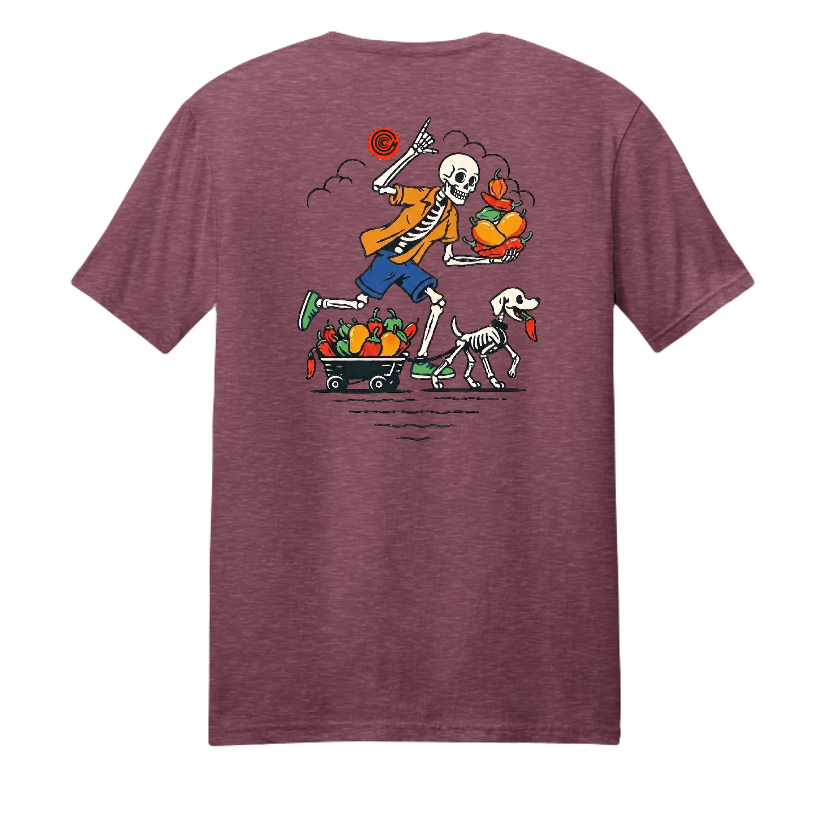 Heathered Cardinal - DM108 - BACK