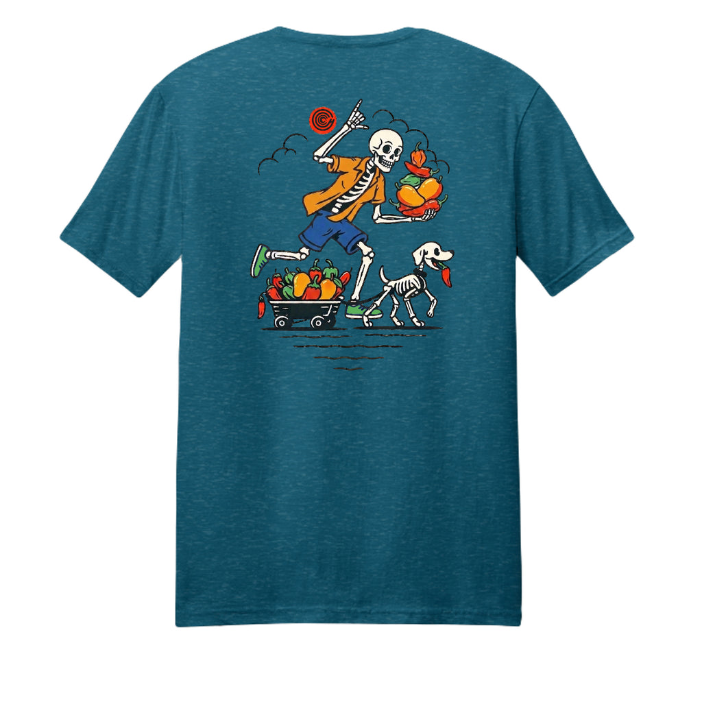 Deep Turquoise Fleck - DM108 - BACK