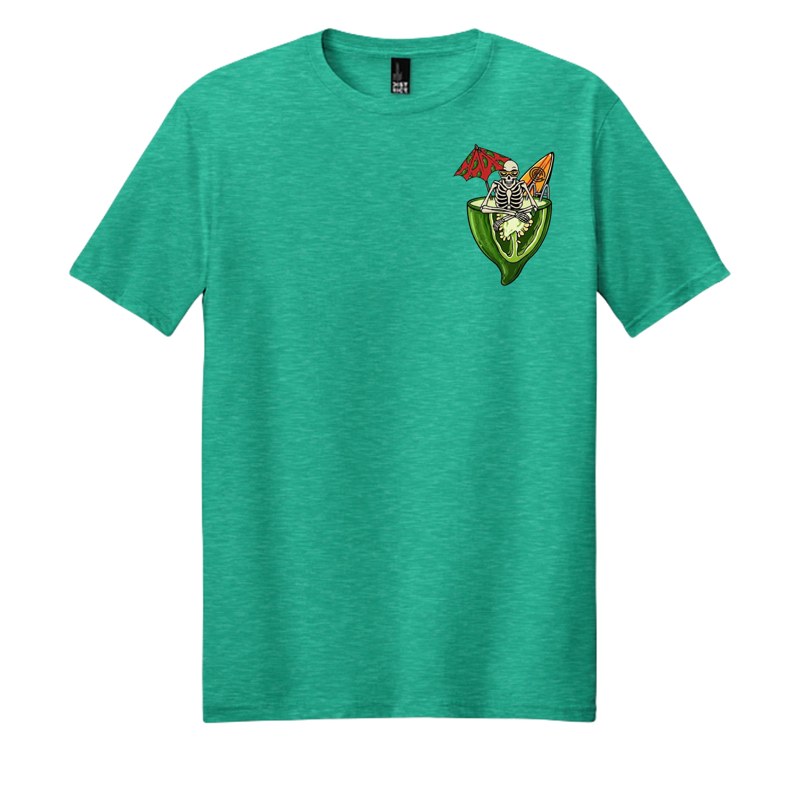 Aqua Heather - DM108 - FRONT