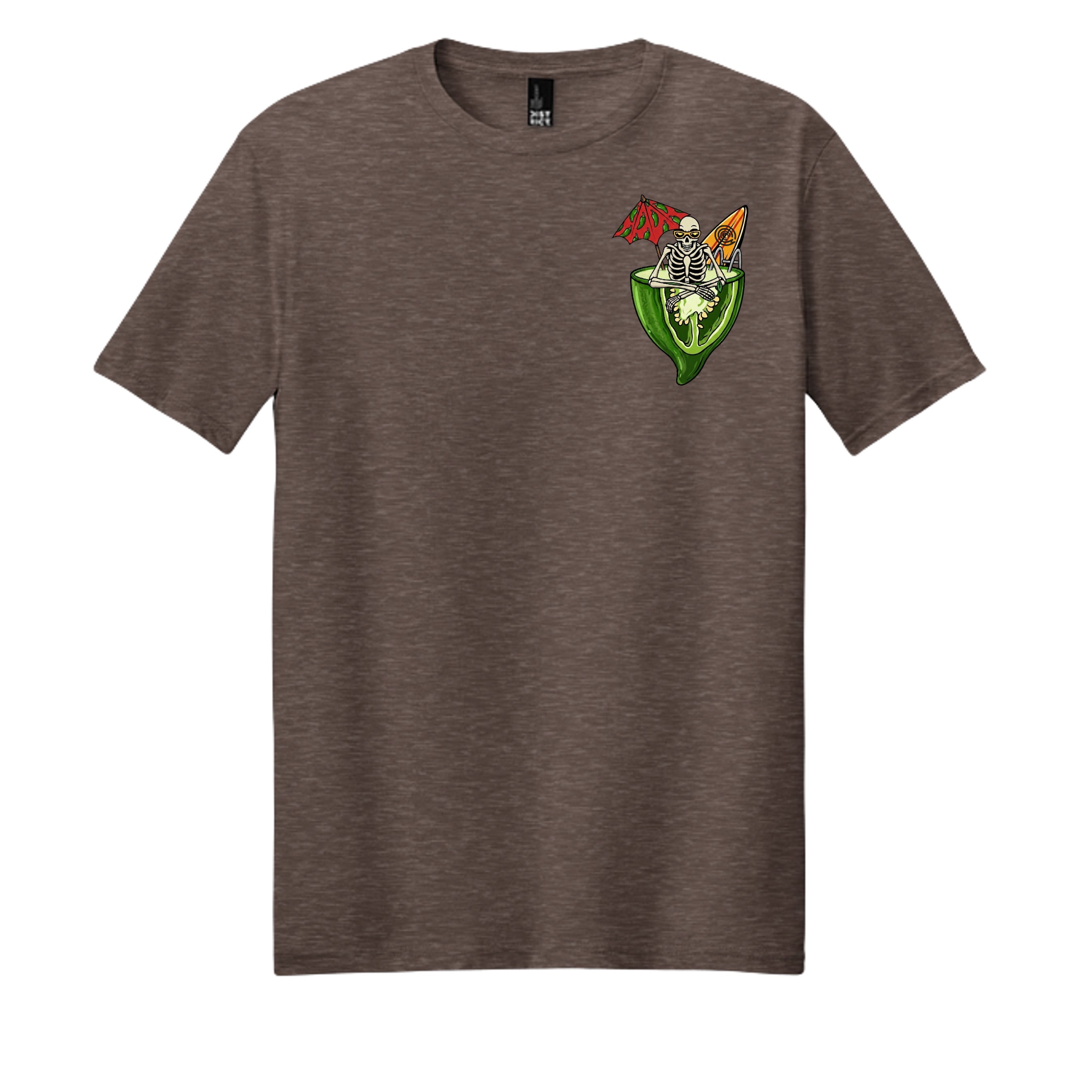Heathered Brown - DM108 - FRONT