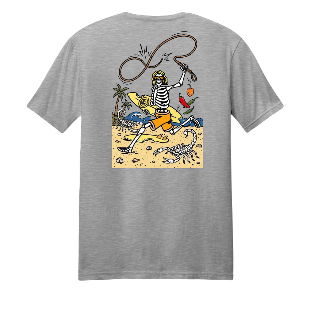 Light Heather Grey - DM108 - BACK