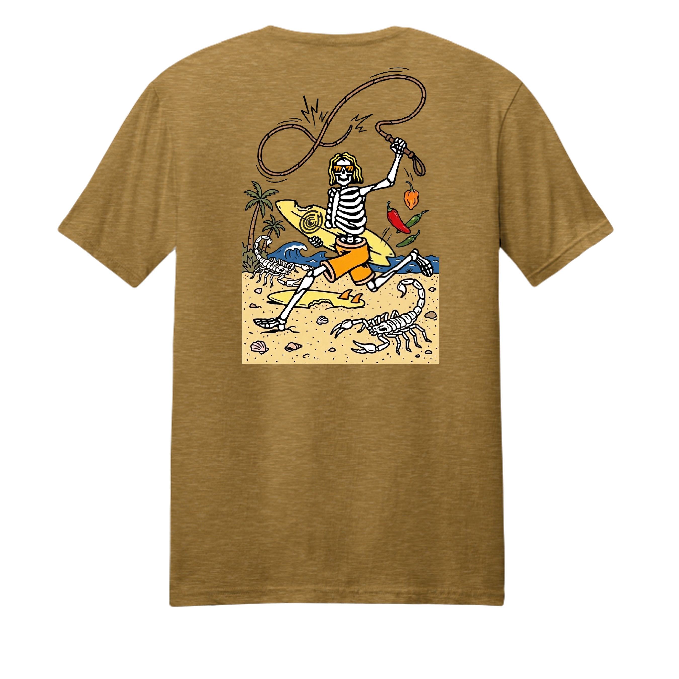 Gold Heather - DM108 - BACK
