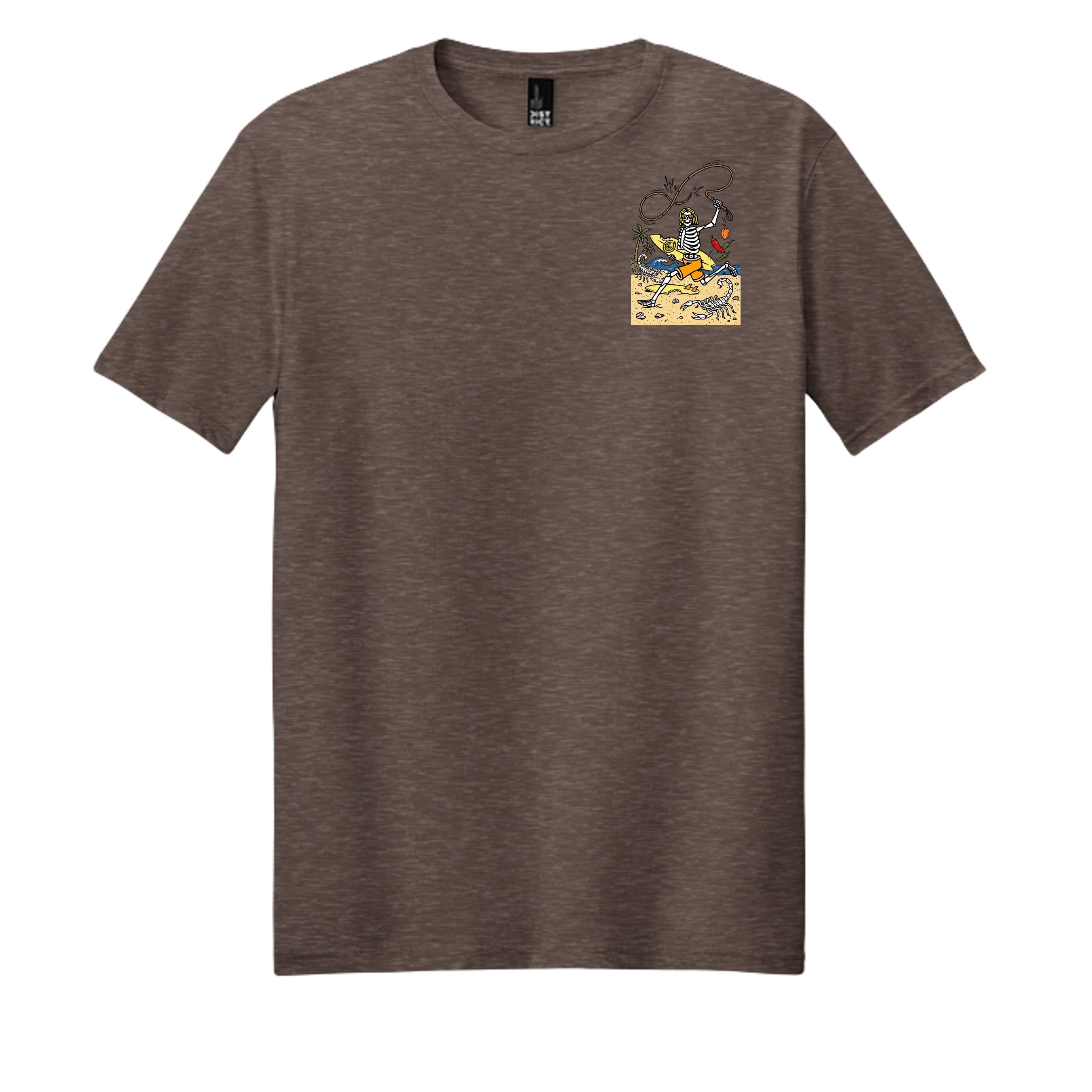 Heathered Brown - DM108 - FRONT
