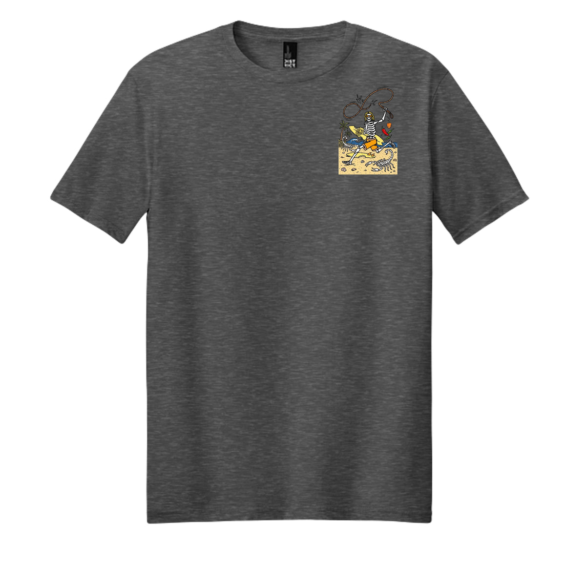 Heathered Charcoal - DM108 - FRONT
