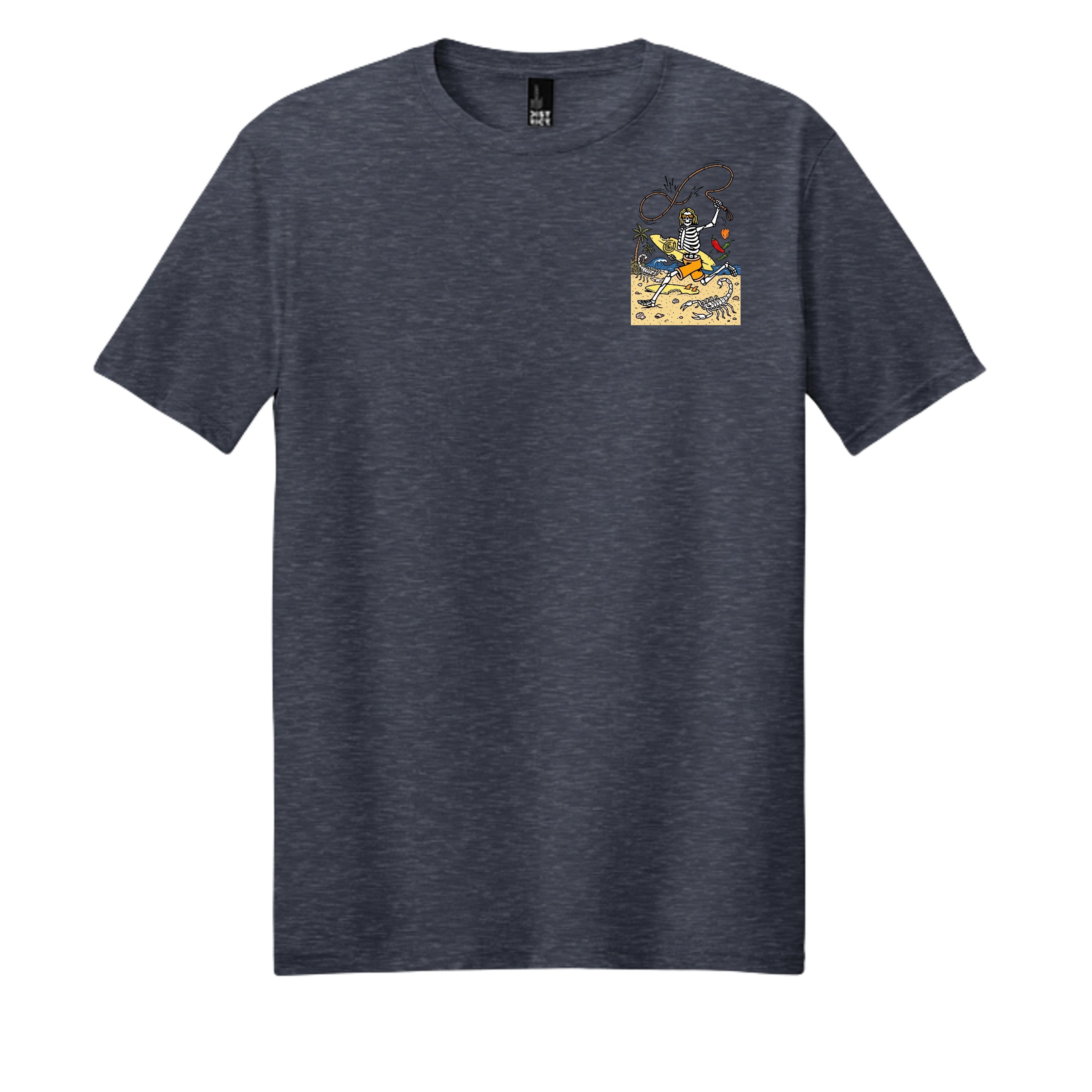 Heathered Navy - DM108 - FRONT